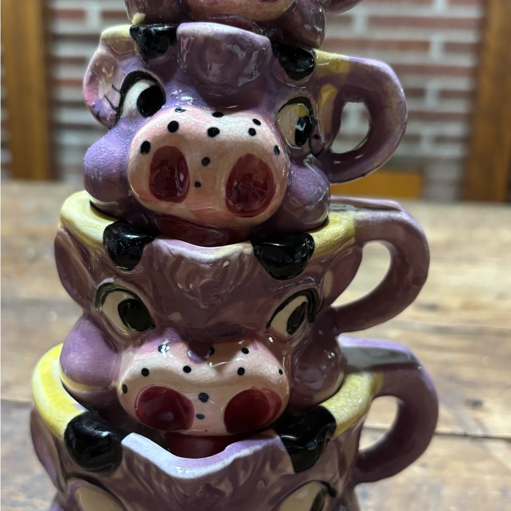 Purple Cow Stacking Measuring Cups